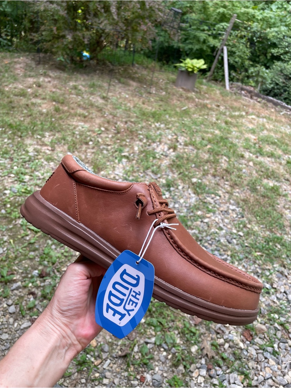 HEY DUDE Paul Men's Slip-On Sneaker 12 Cognac